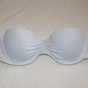 victorias secret white bandeau bikini